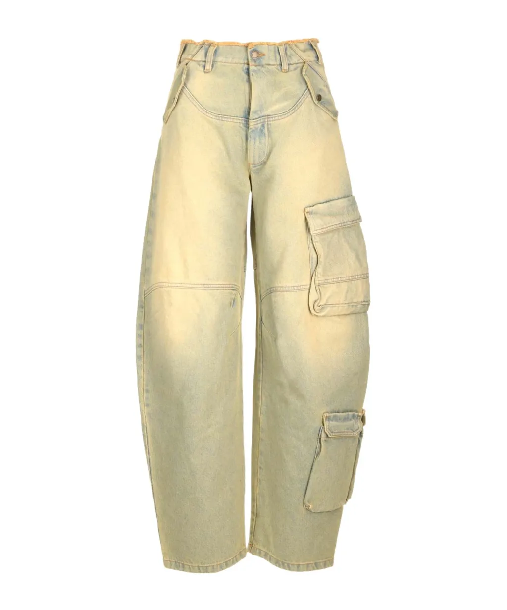 Rosalind Mid-Rise Cargo Jeans