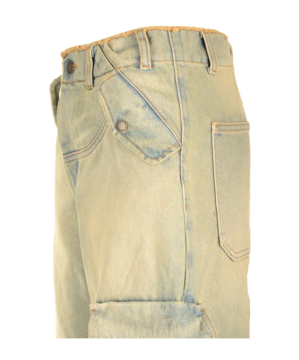 Rosalind Mid-Rise Cargo Jeans