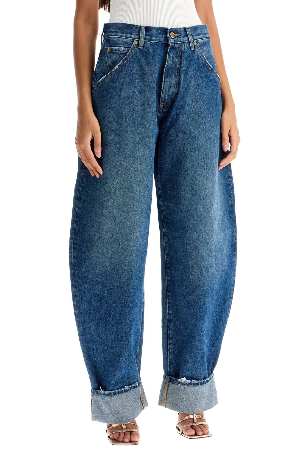 Khris Wide-Leg Denim Jeans