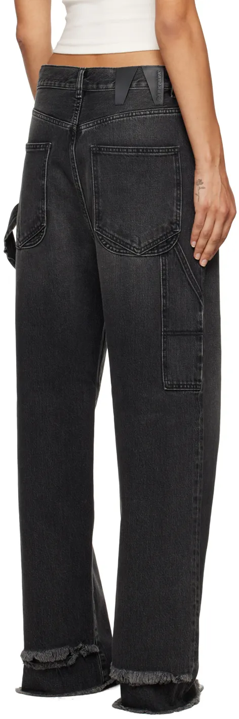 Belt Ring Washed Jeans