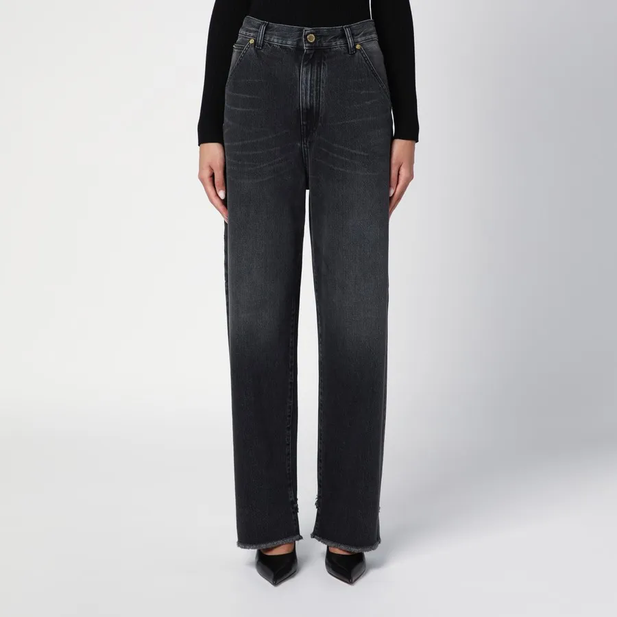 Belt Ring Washed Jeans