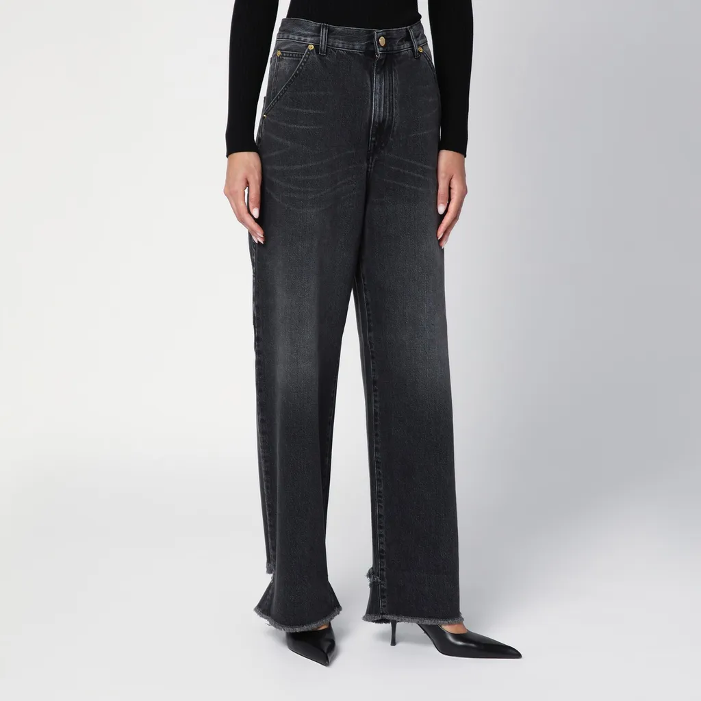Belt Ring Washed Jeans