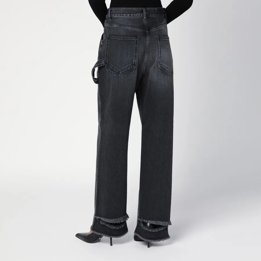 Belt Ring Washed Jeans
