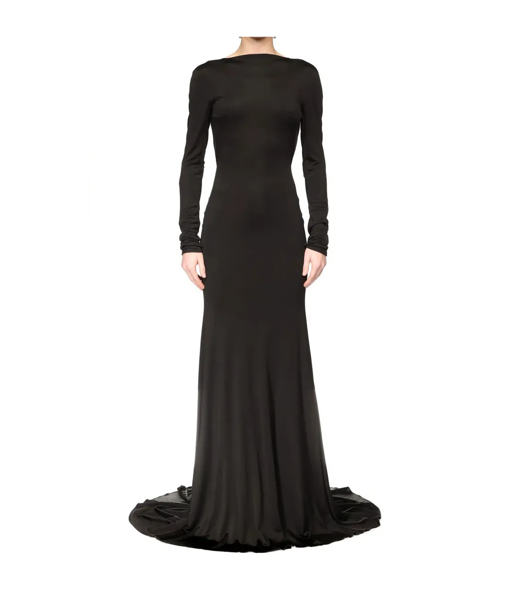 David Koma Open Back Gown