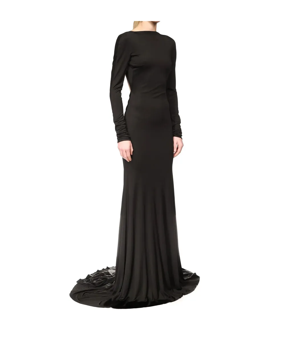 David Koma Open Back Gown