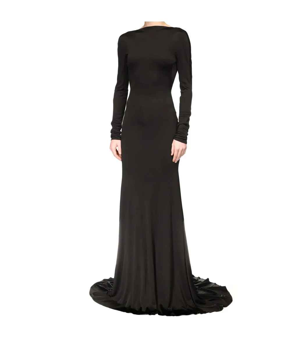 David Koma Open Back Gown