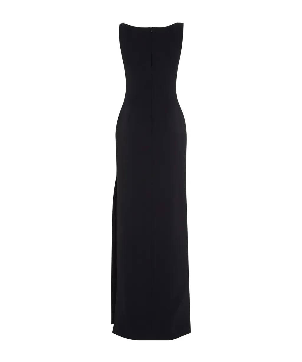 Embellished V-Neck Dress