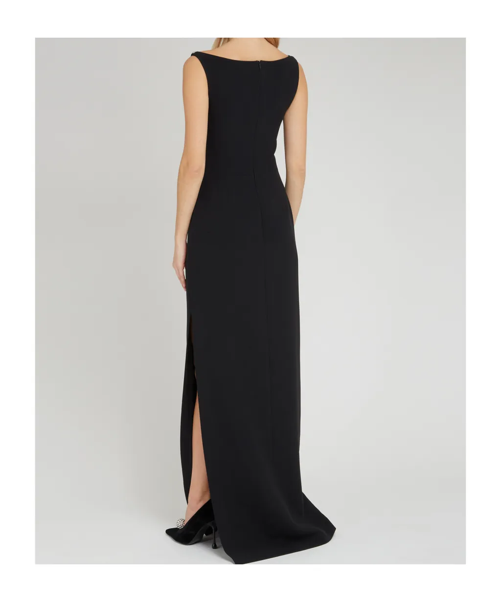 Embellished V-Neck Dress