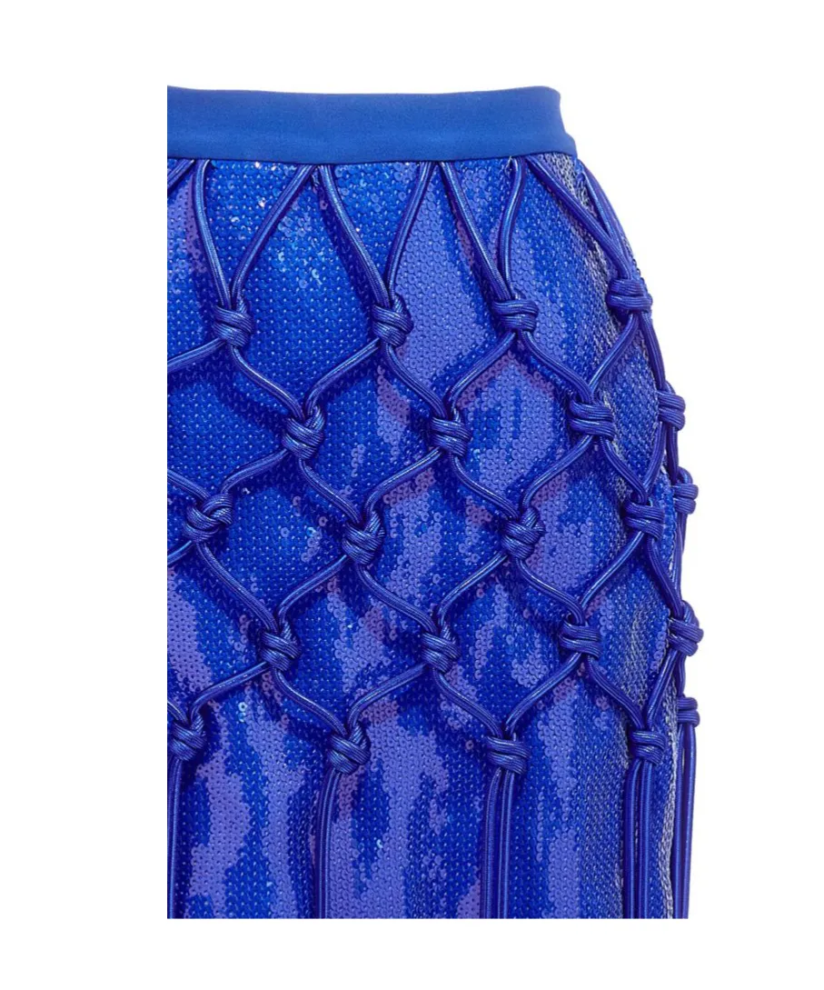 Fishnet Layered Skirt