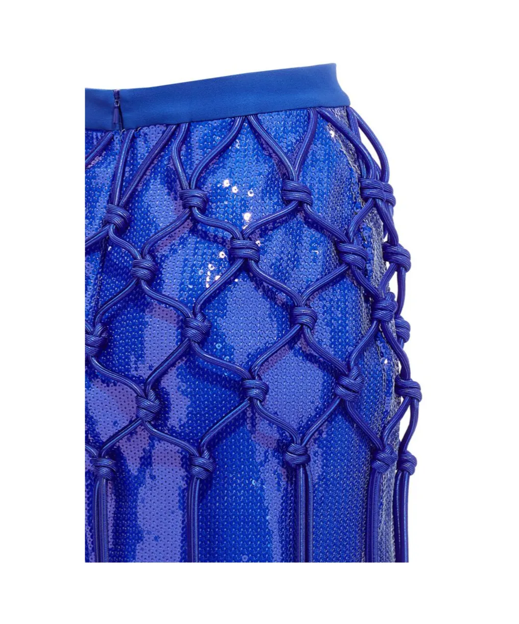 Fishnet Layered Skirt