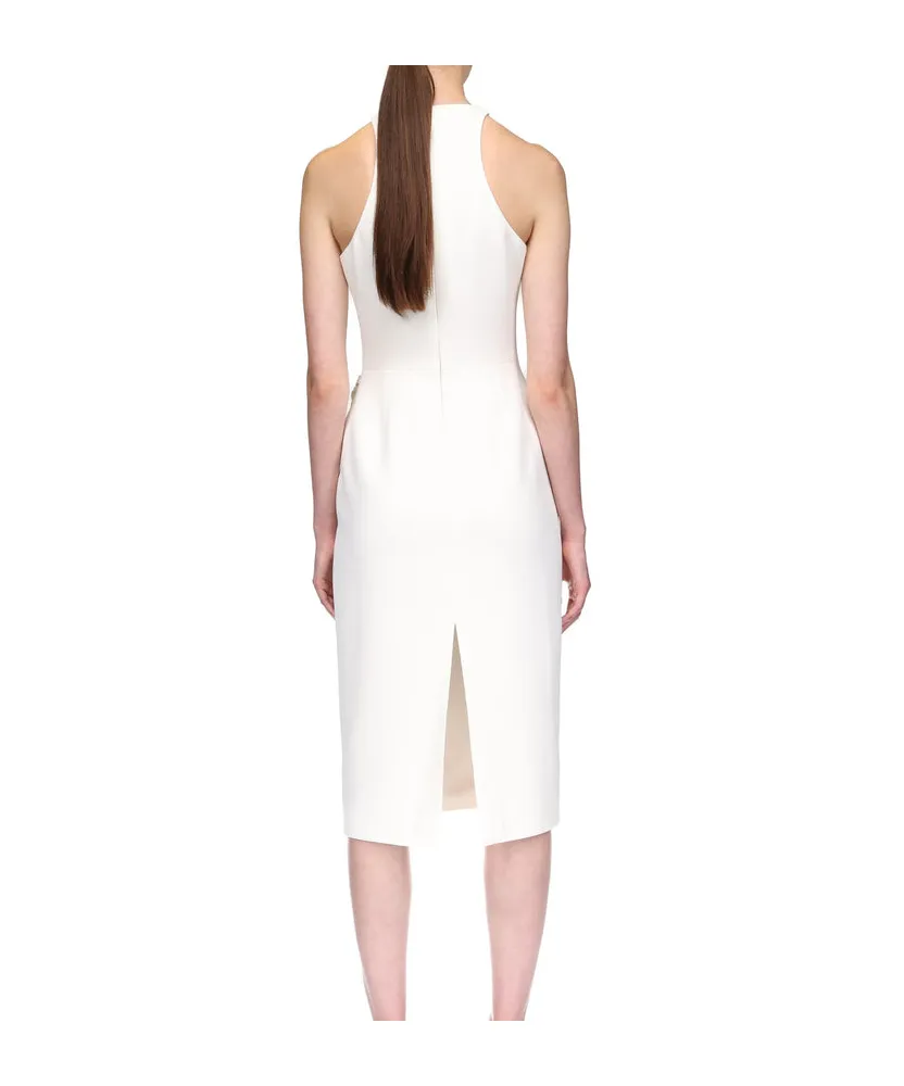 Crystal Buckle Decorative Dress