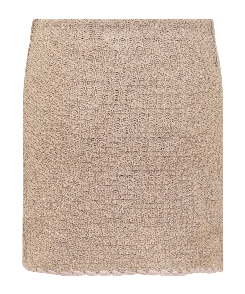 Chiara Buttoned Mini Skirt