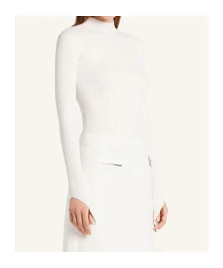 Ribbed Turtleneck Top