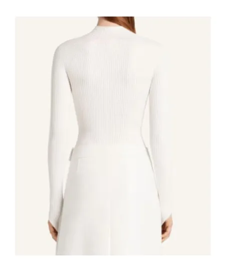 Ribbed Turtleneck Top