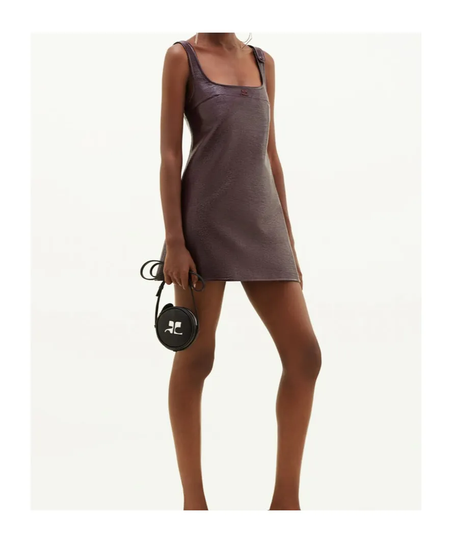 Reedition Square-Neck Sleeveless Mini Dress