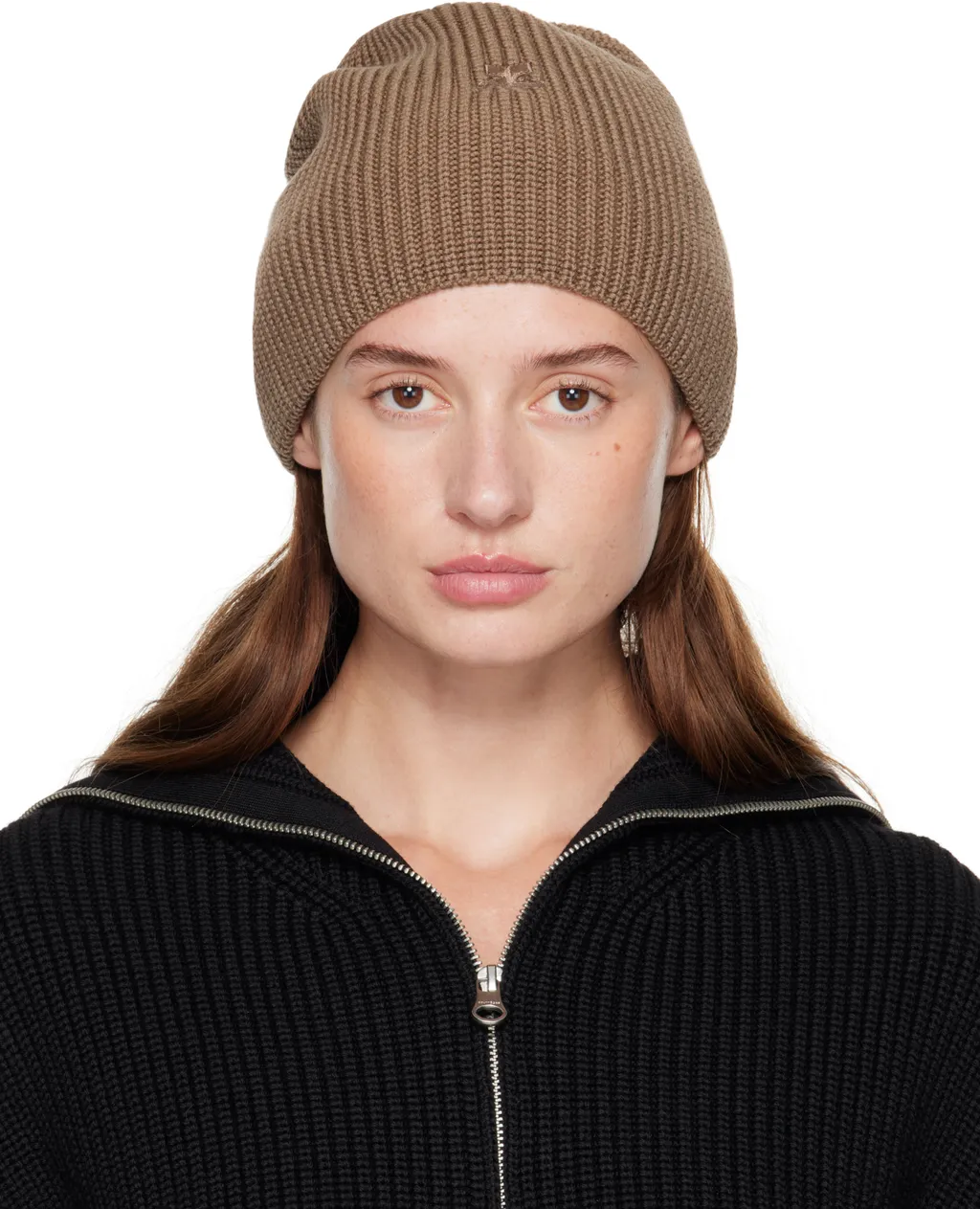 Ribbed-Knit Beanie