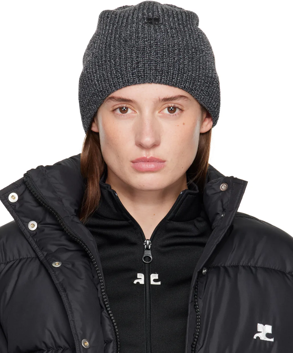 Ribbed-Knit Beanie
