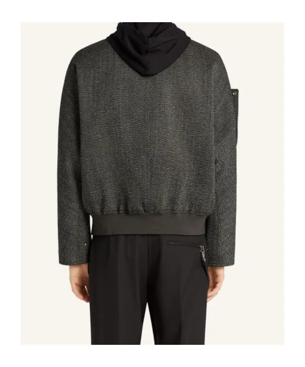 Textured Zip-Up Jacket