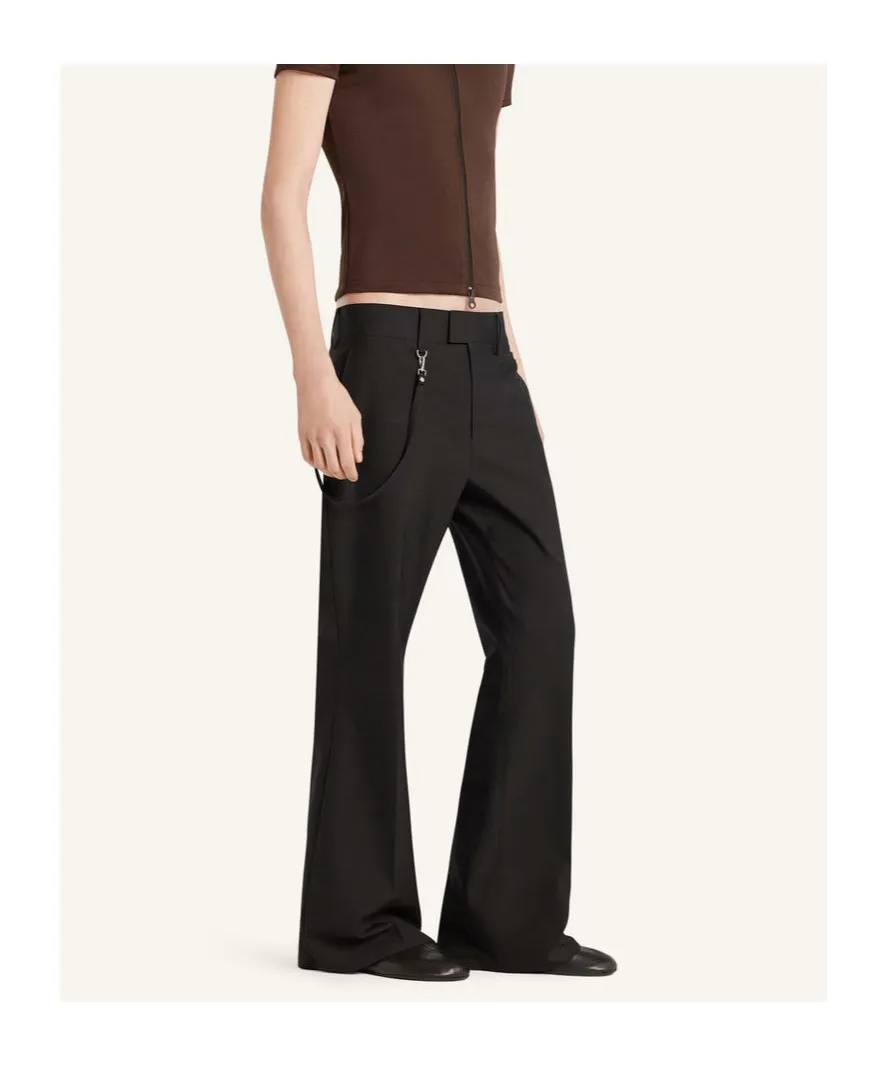 Twill Bootcut Trousers