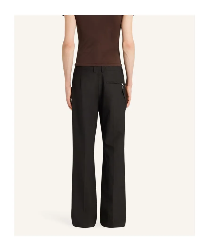 Twill Bootcut Trousers