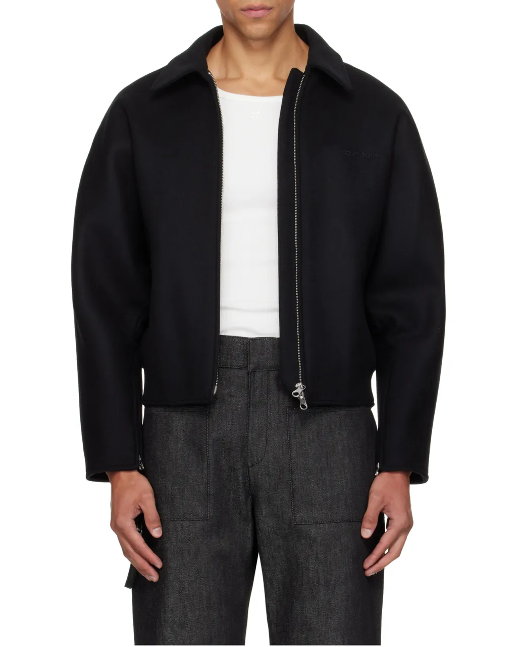 Embroidered Bomber Jacket