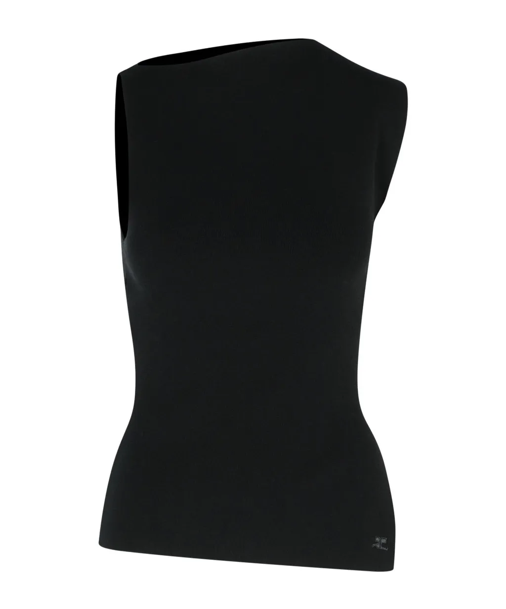 Oblique Interlock Top