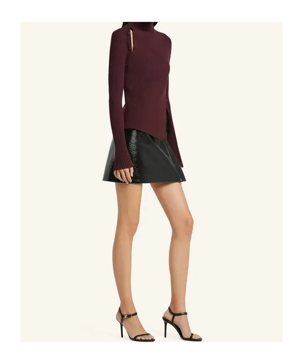Oblique Butonned Jumper