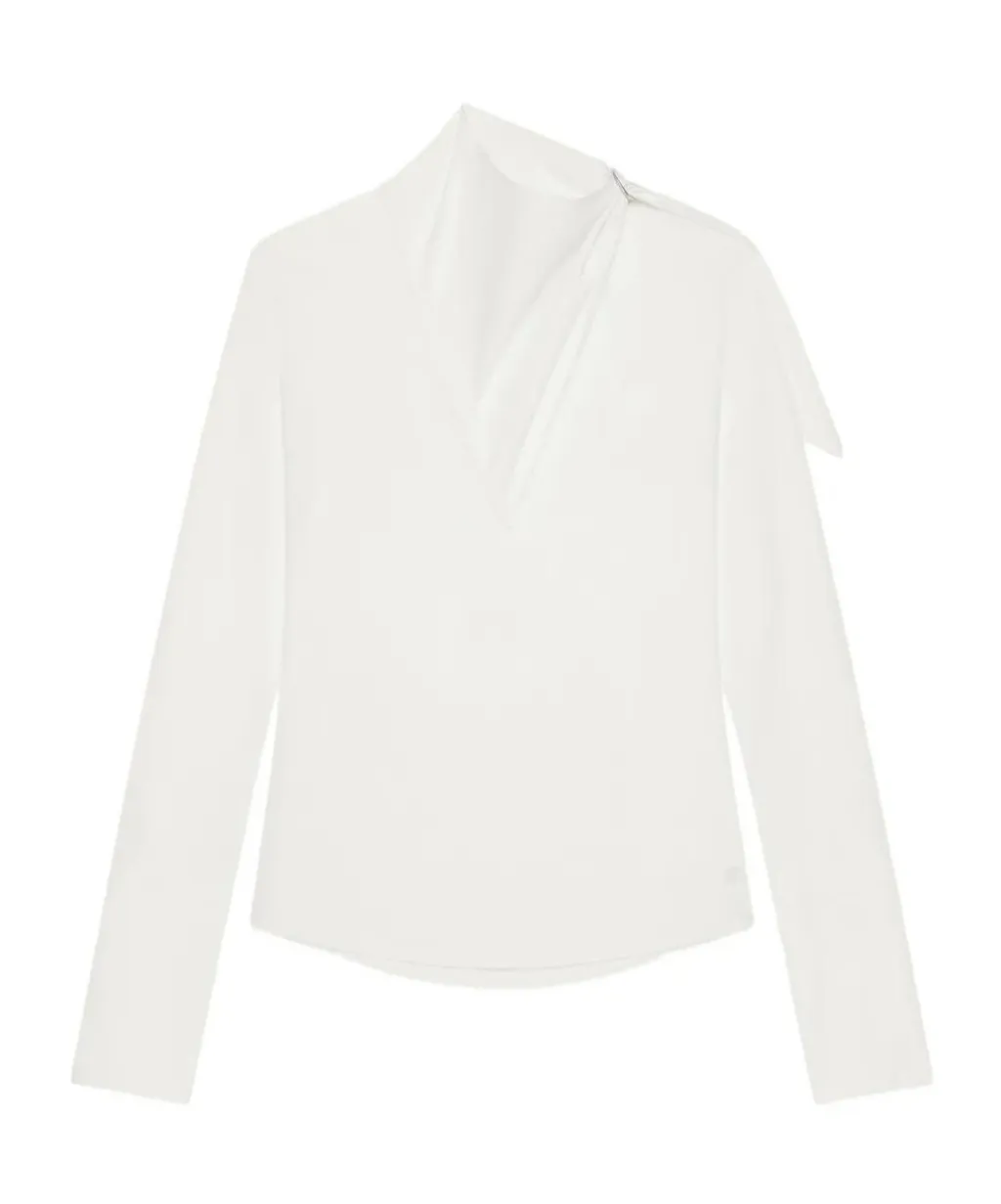 Cotton Asymmetric Blouse