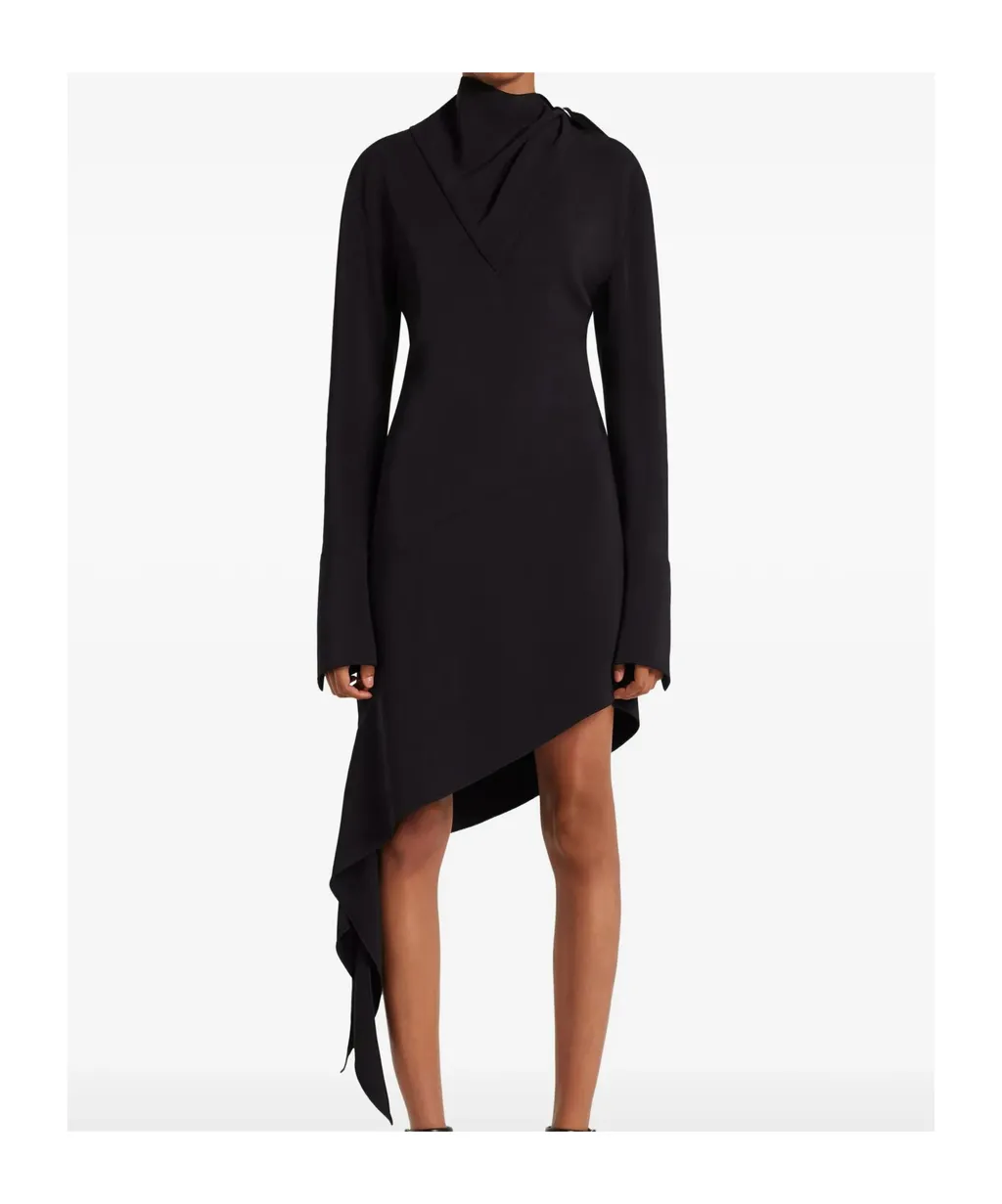 Asymmetrical Wrap Dress