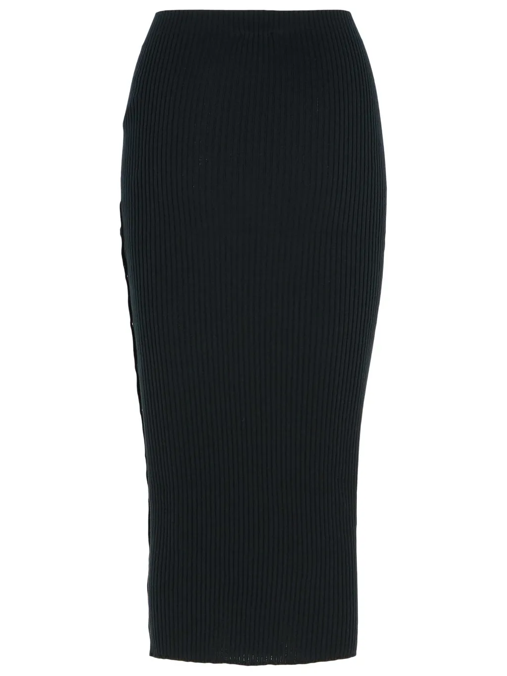 Ribbed Midi Skirt