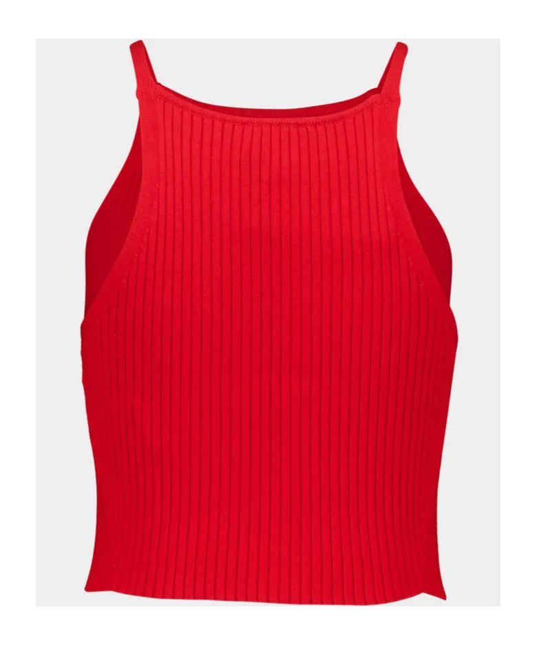 Ribbed Halter Top
