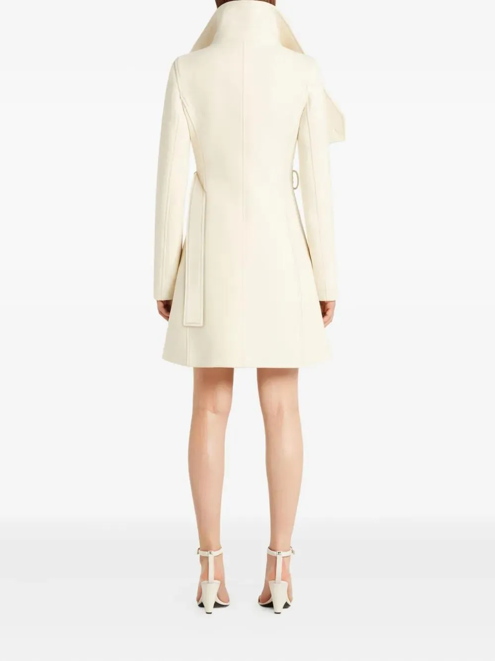 Asymmetrical Collar Coat