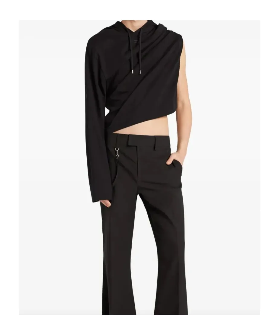 Asymmetrical Cropped Hoodie