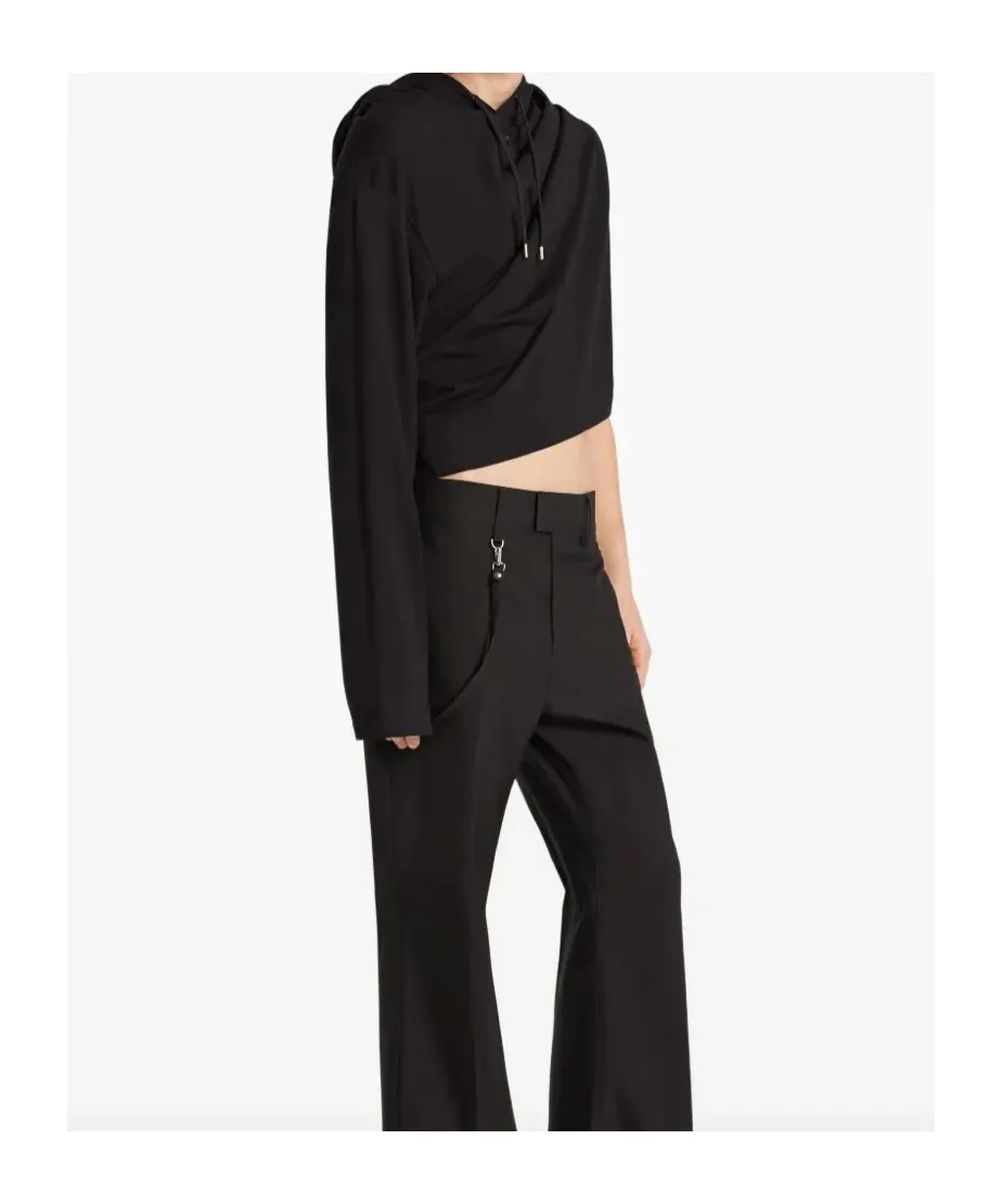 Asymmetrical Cropped Hoodie
