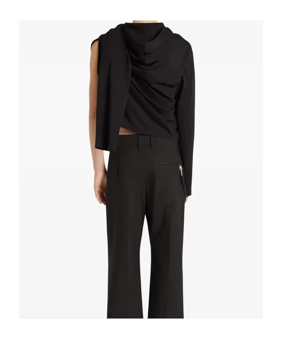 Asymmetrical Cropped Hoodie