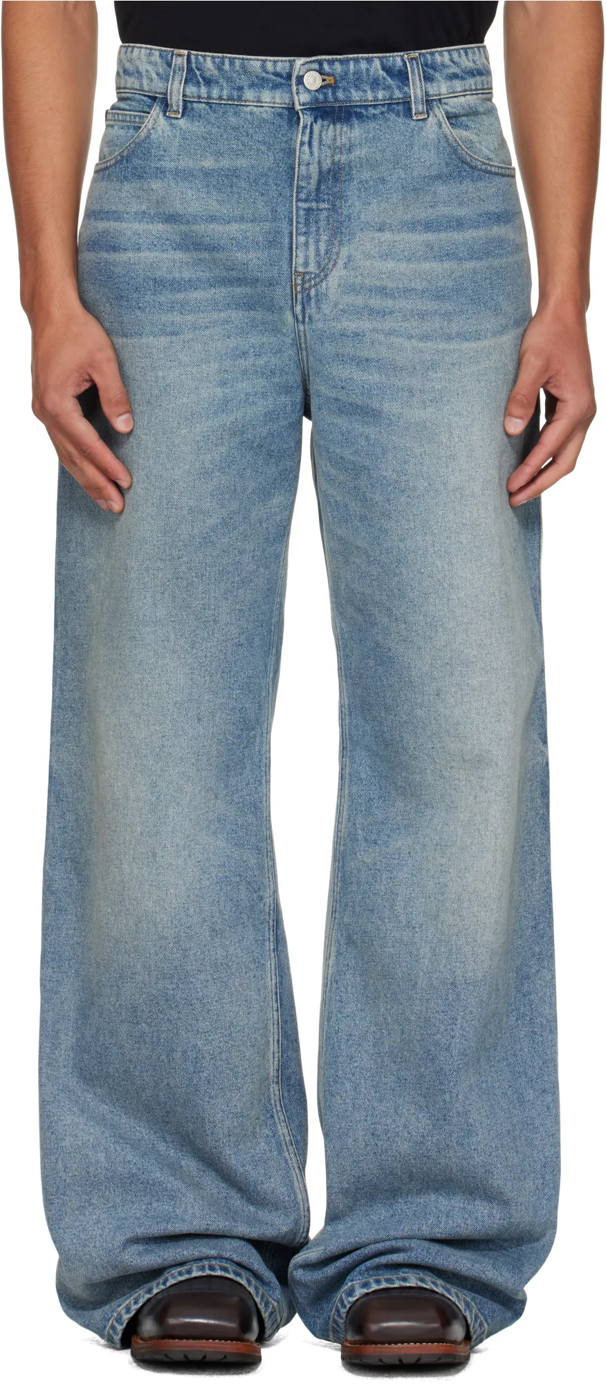 Vintage Medium Blue Jeans