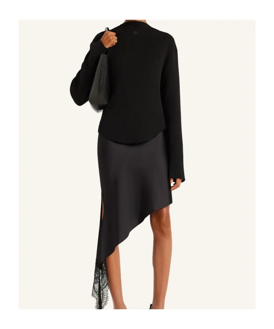 Ribbed-Knit Boatneck Jumper