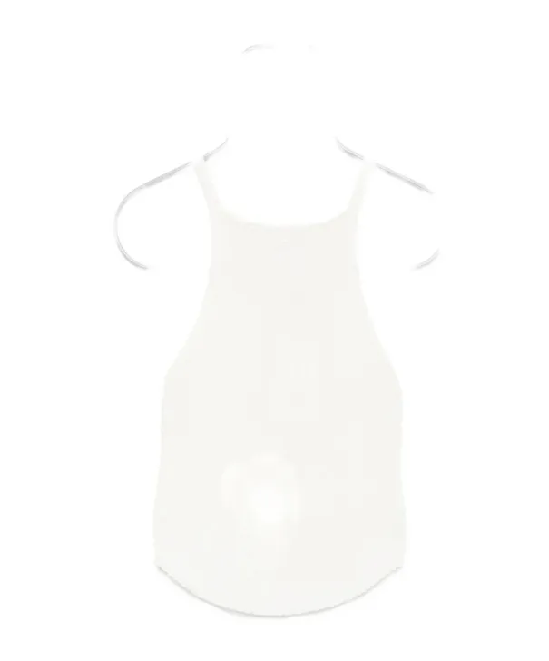 Sleeveless Circle Ribbed-Knit Top