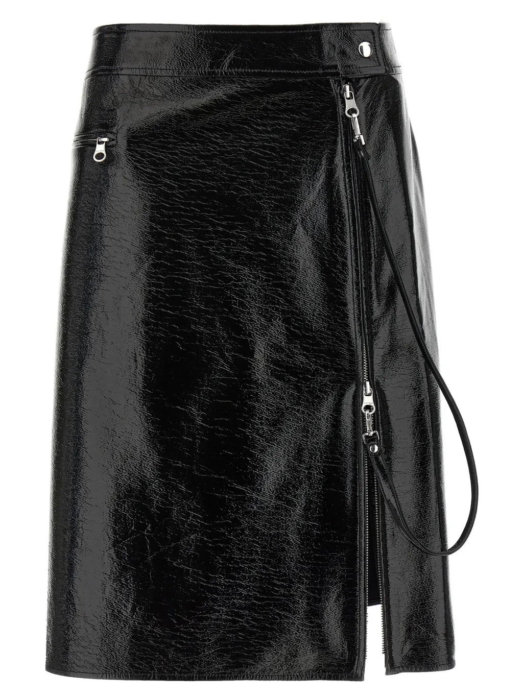 Zipped Midi Skirt