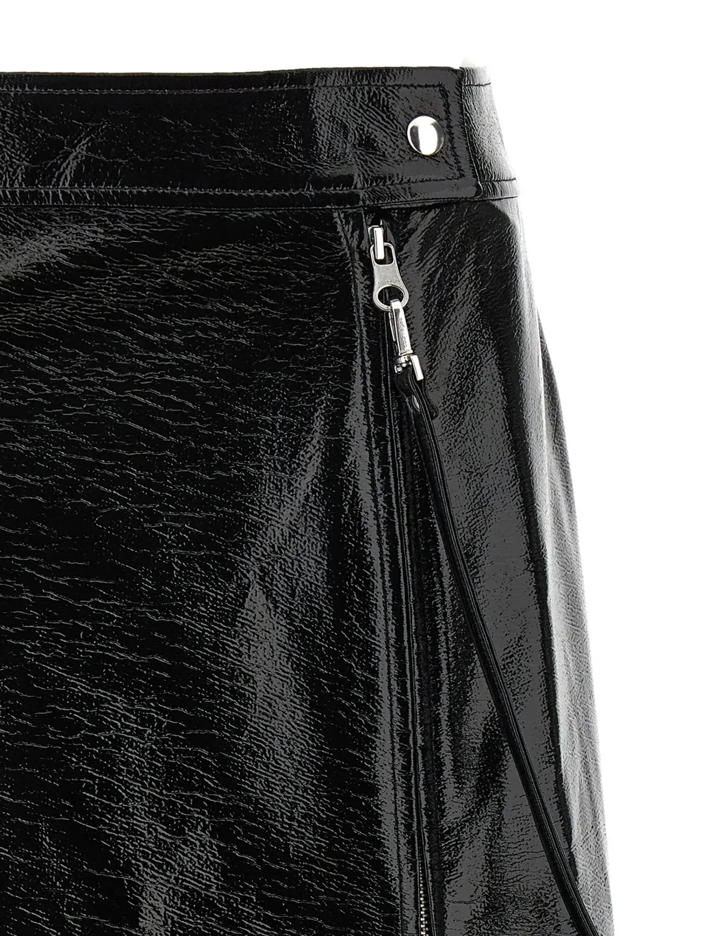 Zipped Midi Skirt