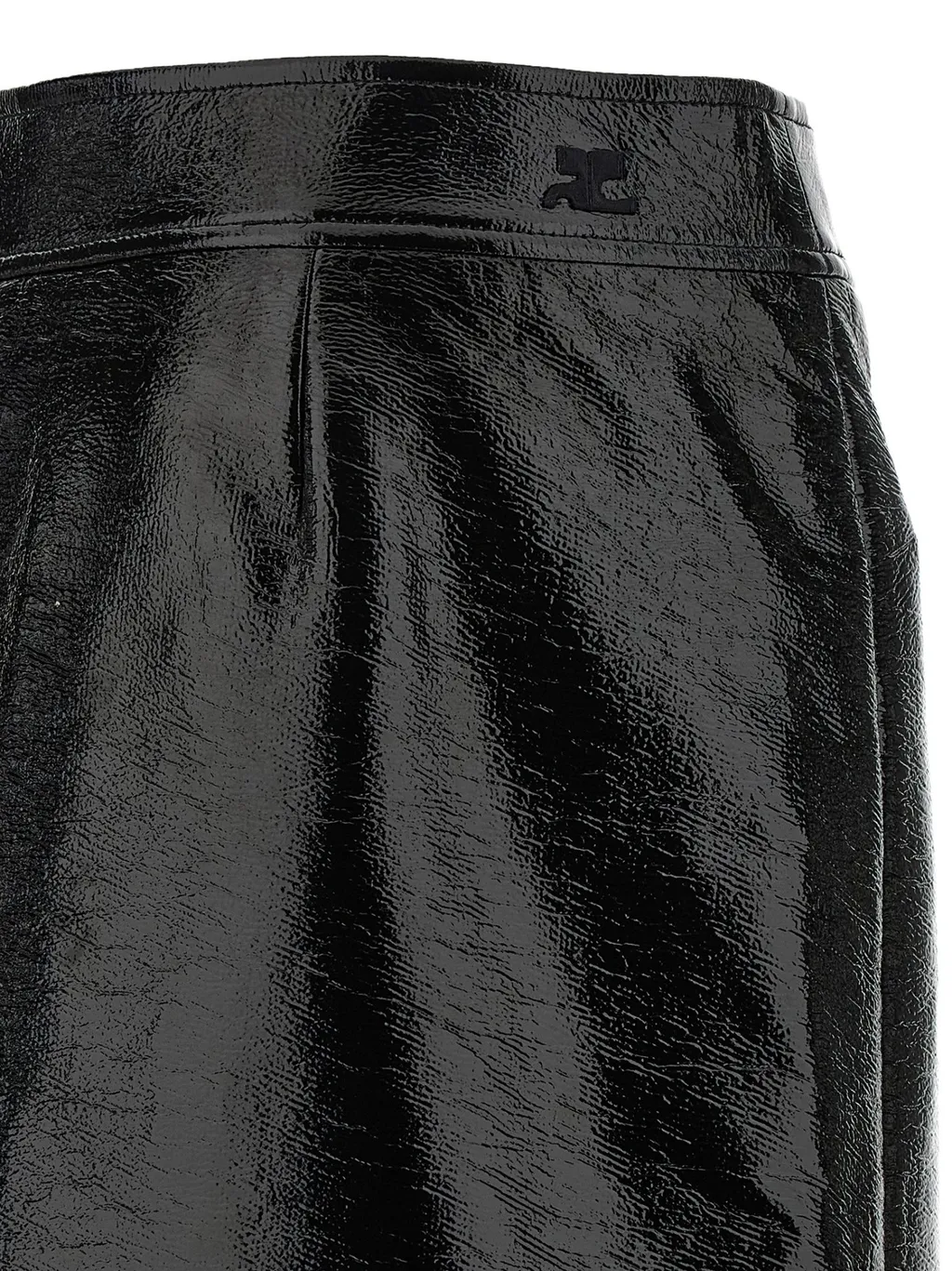 Zipped Midi Skirt