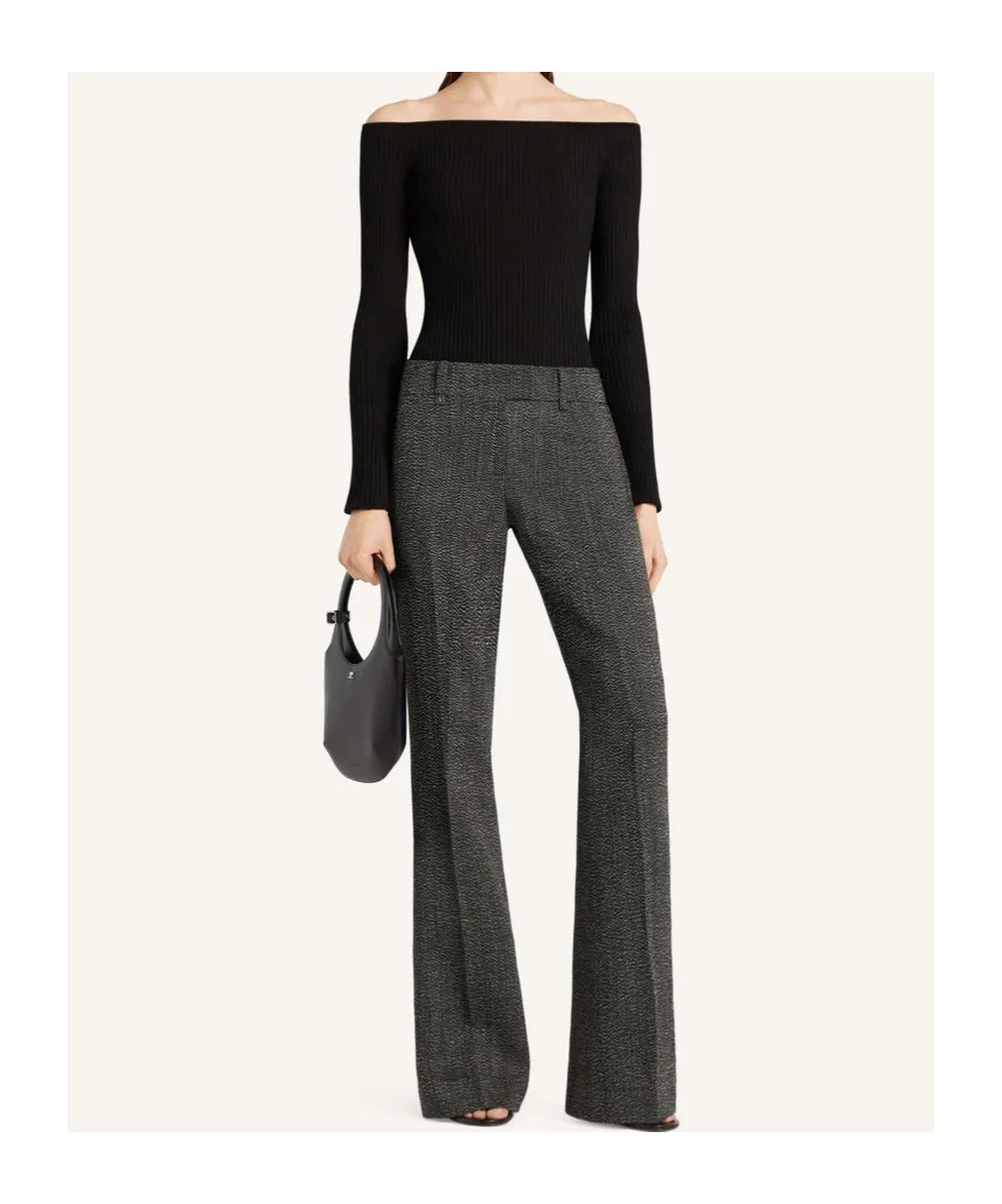 Off-Shoulder Ribbed Top