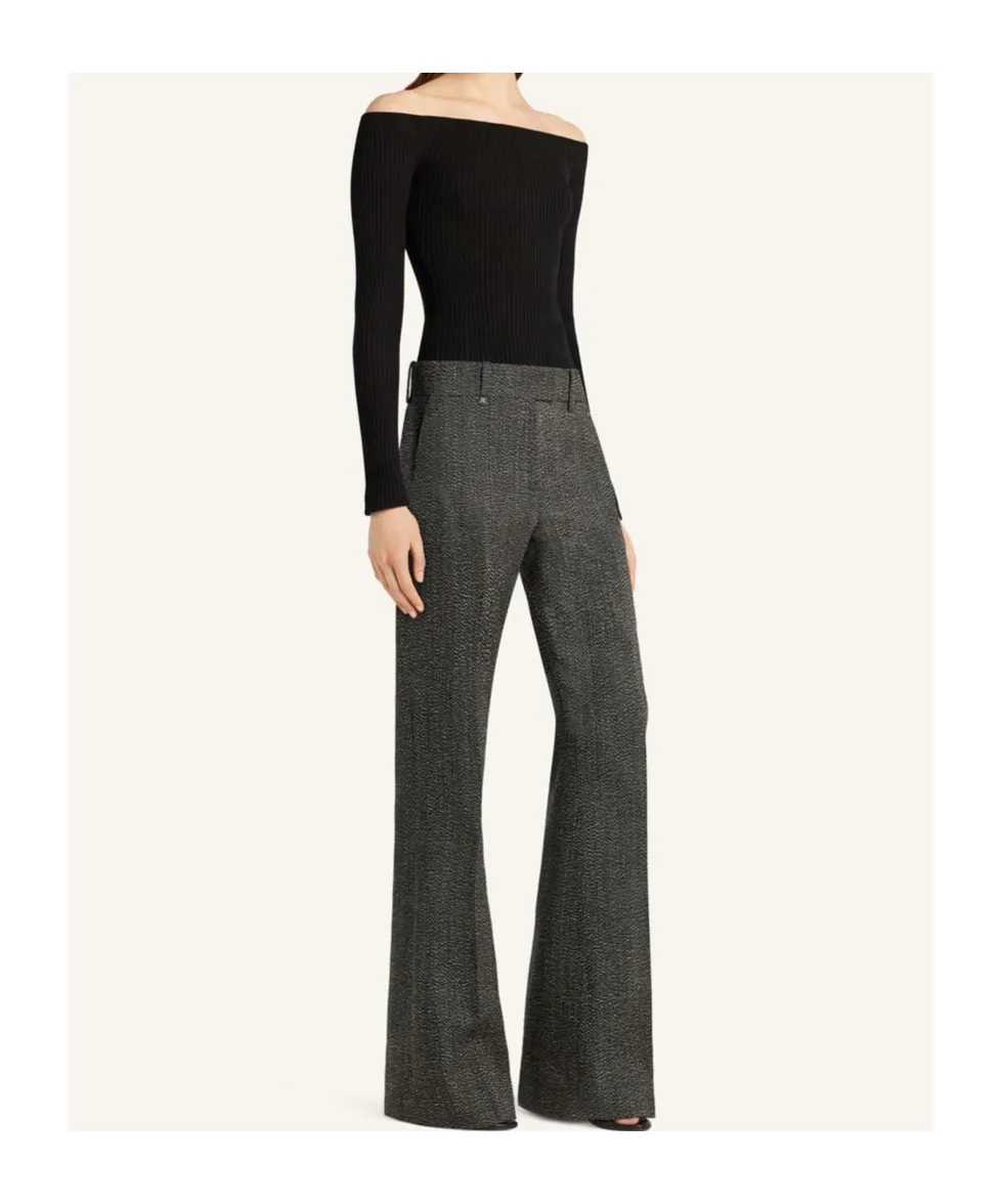 Off-Shoulder Ribbed Top