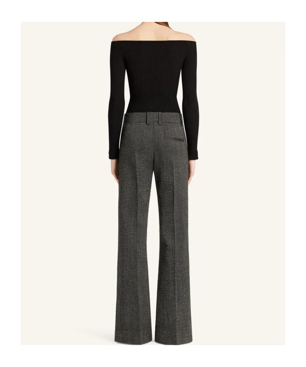 Off-Shoulder Ribbed Top