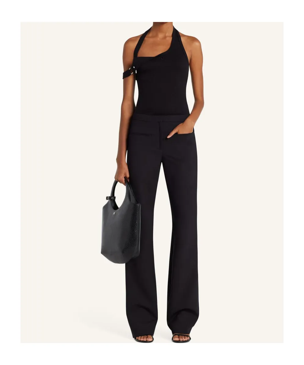 Asymmetrical Buckle Tank Top