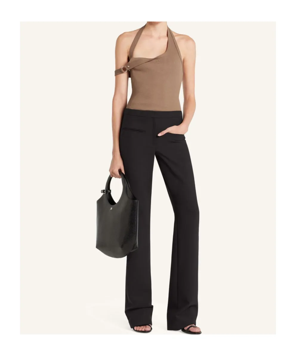 Asymmetrical Buckle Tank Top