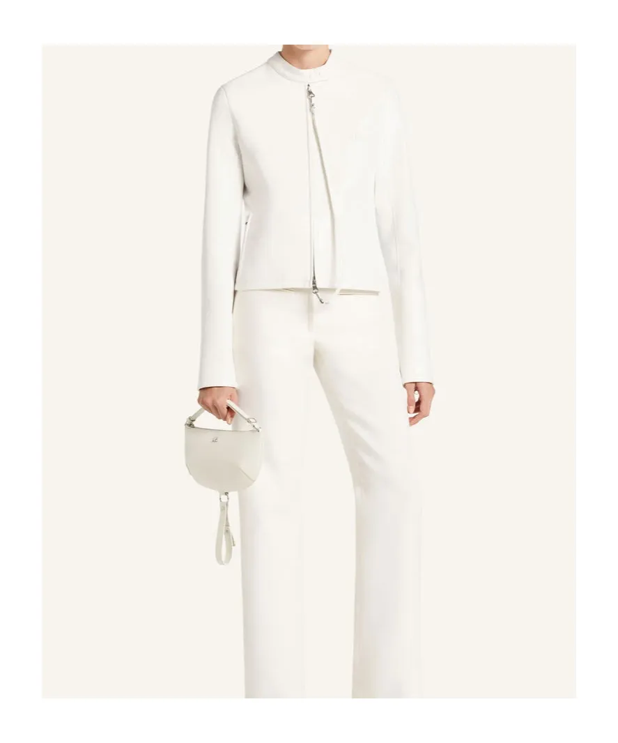 City Zip-Front Cropped Jacket