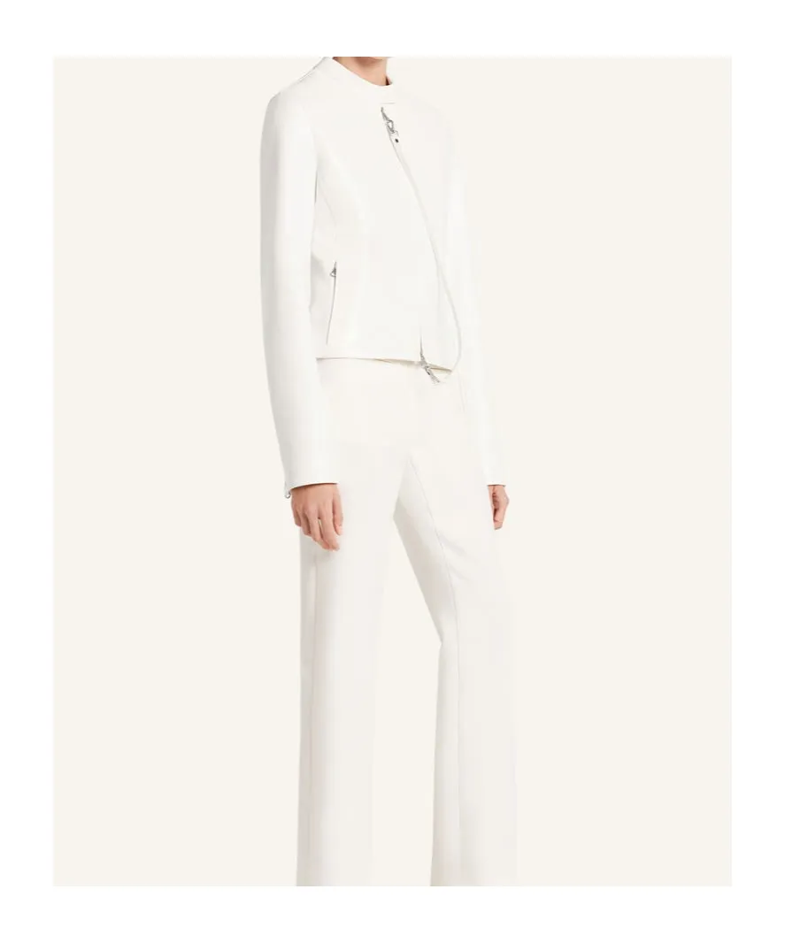 City Zip-Front Cropped Jacket