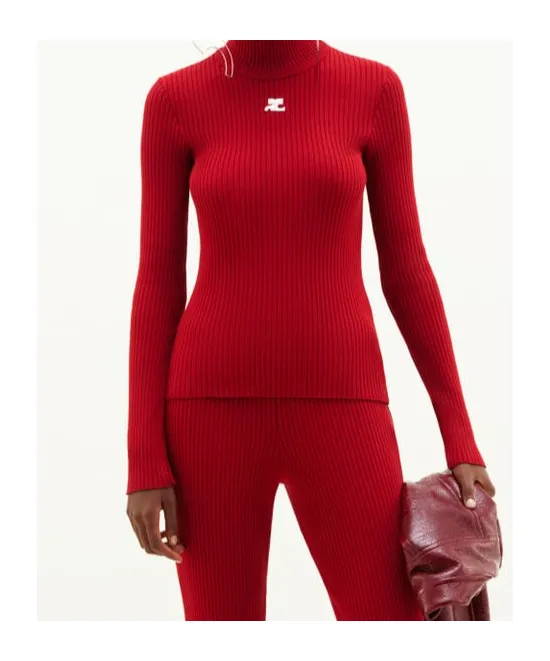 Logo-Embroidered Roll-Neck Jumper