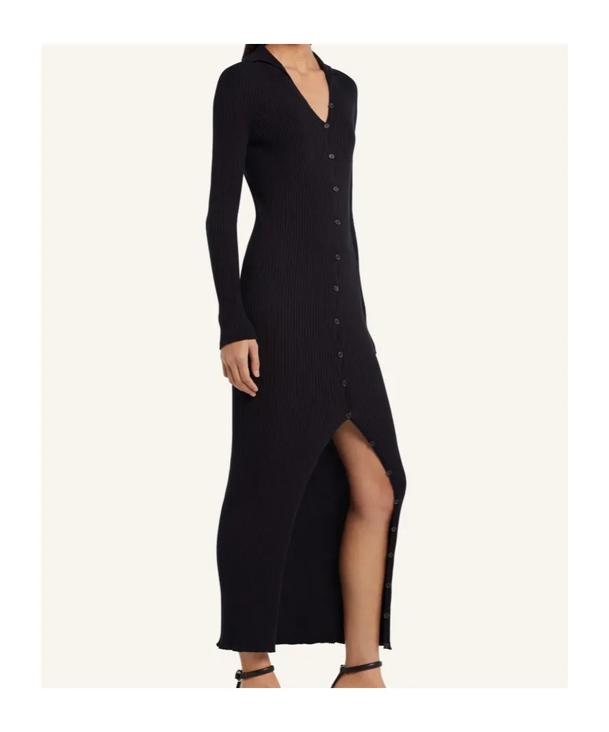 Button-Down Midi Dress